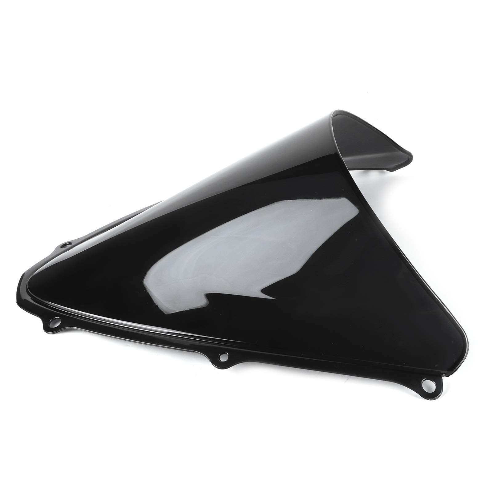 Frangivento per moto e moto, deflettore per parabrezza in PC, compatibile con Suzuki GSXR 600 750 K6 2006 2007 (nero)