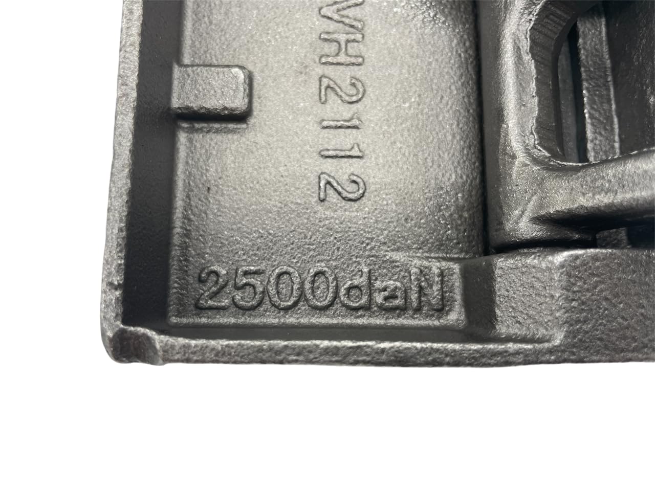 Zurrmulde eckig, 95x90 mm Belastbarkeit: 2.500 daN, Stahl roh, klappbar | Ladungssicherung I Set (4)