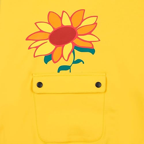 Vista 7 de Wonder Egg Priority Ohto Ai - Sudadera con capucha para cosplay, diseño de girasoles amarillos