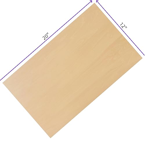 Miniatura 2 de de abedul báltico, madera contrachapada de 0.118 in 18 pulgadas x 12 pulgadas x 20 pulgadas, chapa BBB de grado artesanal, caja de 6 hojas,