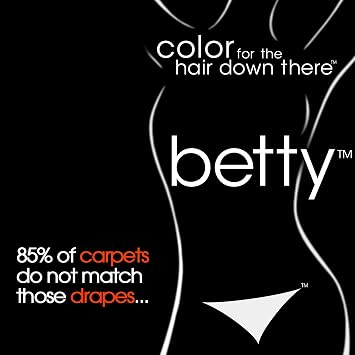 Betty Beauty Black Betty - Color for the Hair Down There Hair Coloring Kit