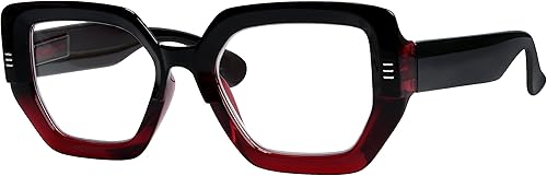 Miniatura 7 de Eyekepper Gafas de lectura de marco grande para mujeres - Lectores de moda - Amarillo +2.75
