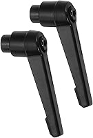 Vista 1 de uxcell 2 perillas ajustables M5, mango de rosca hembra, botón de trinquete de liberación rápida, perno giratorio para maquinaria de torno