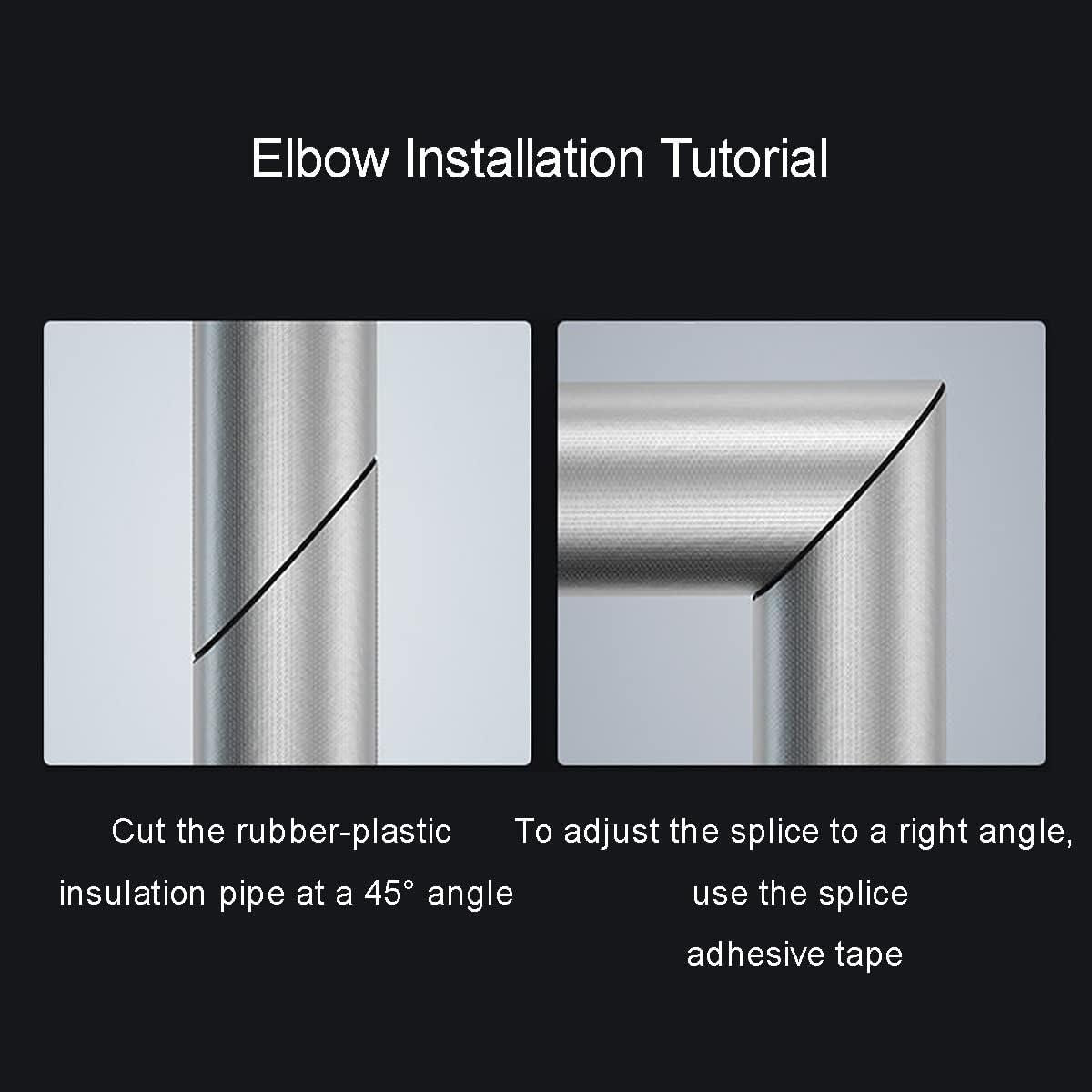 Self-Adhesive Foam Pipe Insulation Tube with Aluminum Foil - 20/30mm Thickness for HVAC, Plumbing, Anti-Freeze (22-108mm Inner Diameter)(108mm-20mm)