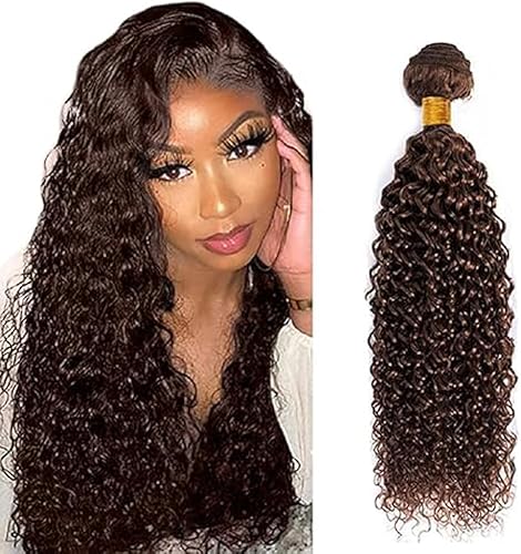 Tuheerst Curly Wave Human Hair Bundles Brown Tissage Bresilien en lot Cheveux Hu