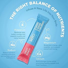 Keto Vitals Original Electrolytes Powder Packets | Keto Friendly Electrolyte Hydration Packs | Sugar Free Electrolytes | Energy Drink Mix | Zero Calorie Zero Carb (Original Assorted, 30 Count)