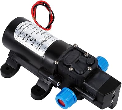 Water Pressure Pump Self Priming Freshwater Pump DC 12V High Pressure Water Pump with Pressure Switch for RV Yacht Caravan Camping Boat Marine 116Psi Max Working Pressure