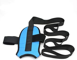 CRAFX Yoga Stretching Strap Ankle strap Ligament Stretching Belt Yoga Strap Rehabilitation Training Belt for Plantar Fasciitis Foot Flexibility Leg Stretch Belt,Blue