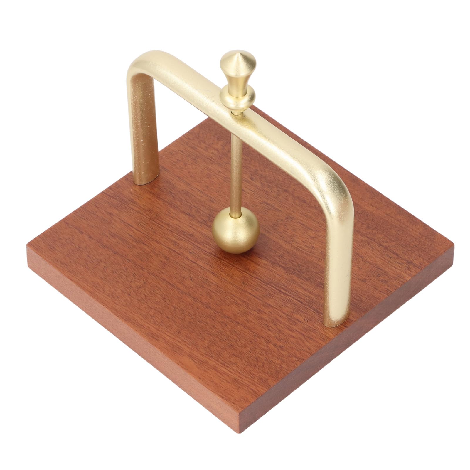 Ejoyous Servilletero de Mesa Servilletero de Madera con Base de Madera Maciza y Estante de Metal 14 X 14 X Cm Bola de Elevación Dispensador de Mesa Compacto para el Hogar Restaurante Cafetería Hotel