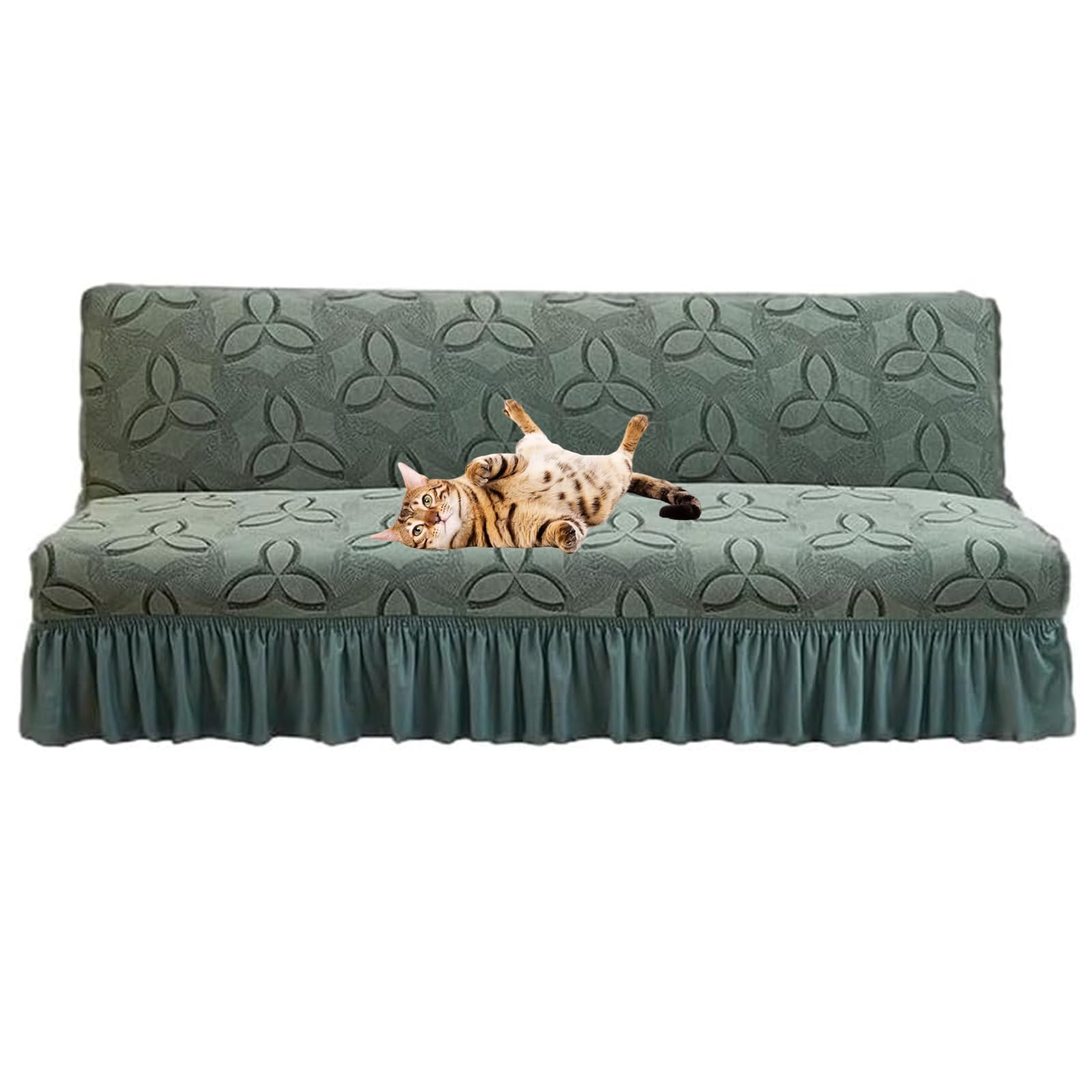 Housse de futon verte pour rafraîchir la décoration de votre studio ou chambre d'amis