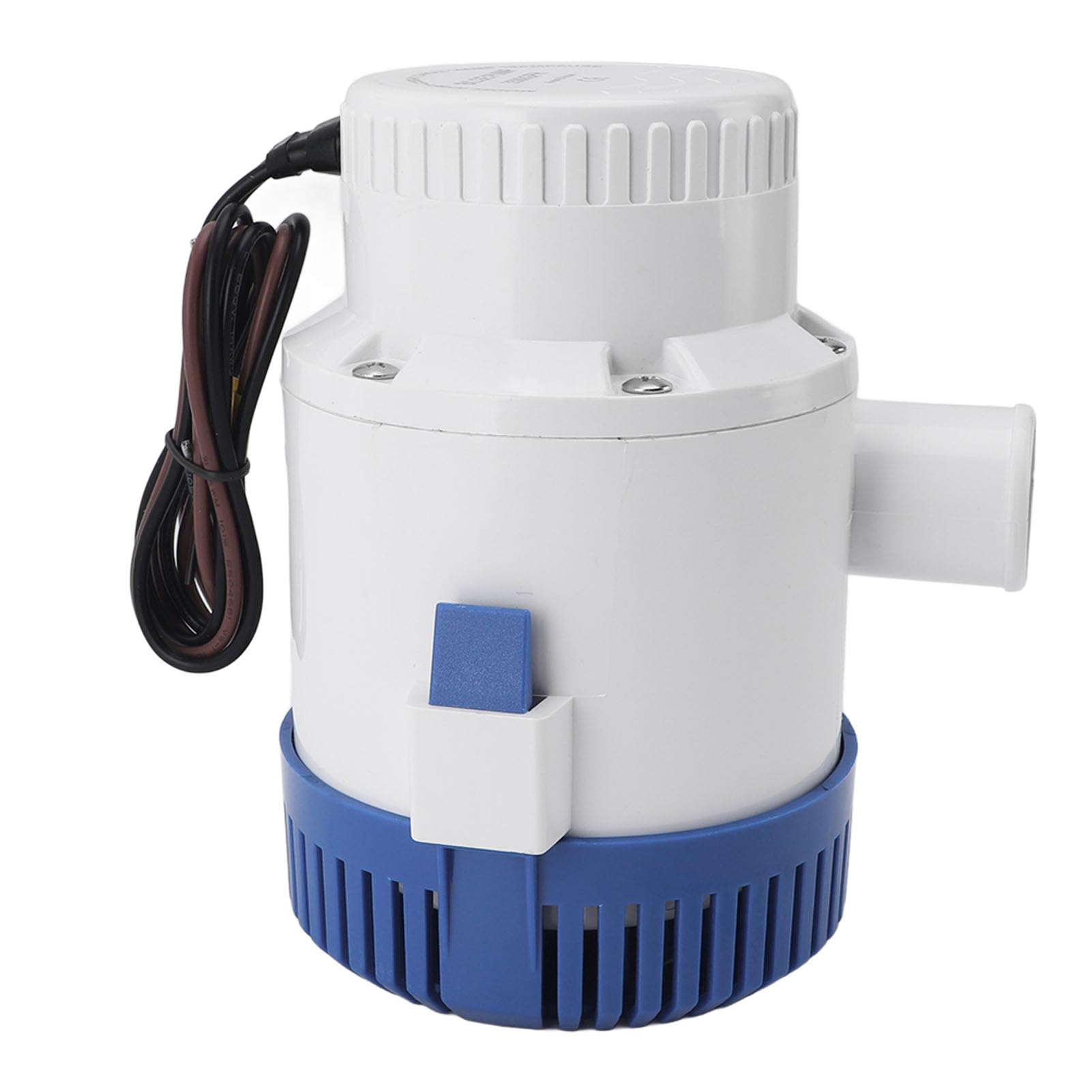 Bomba de Sentina Marina para de 3700 GPH, Bomba de Achique Automática de Prevención de Sobrecalentamiento de bajo Ruido ABS de 12 24v, para Piscinas Caravana RV (24V)