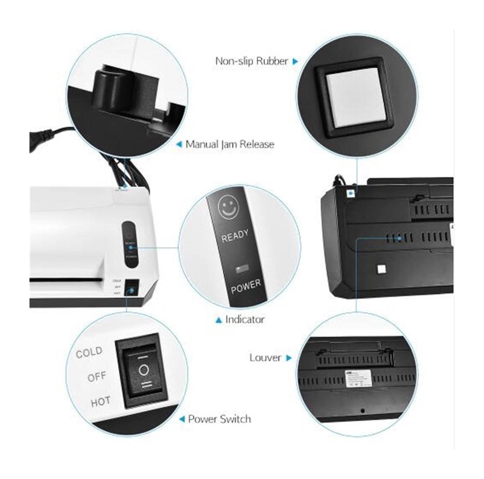 Macchina plastificatrice, plastificatrice per Foto A4, plastificatrice a Caldo e a Freddo, plastificatrice per pellicole ad Alta velocità, plastificatrice per Uso Domestico e in Ufficio