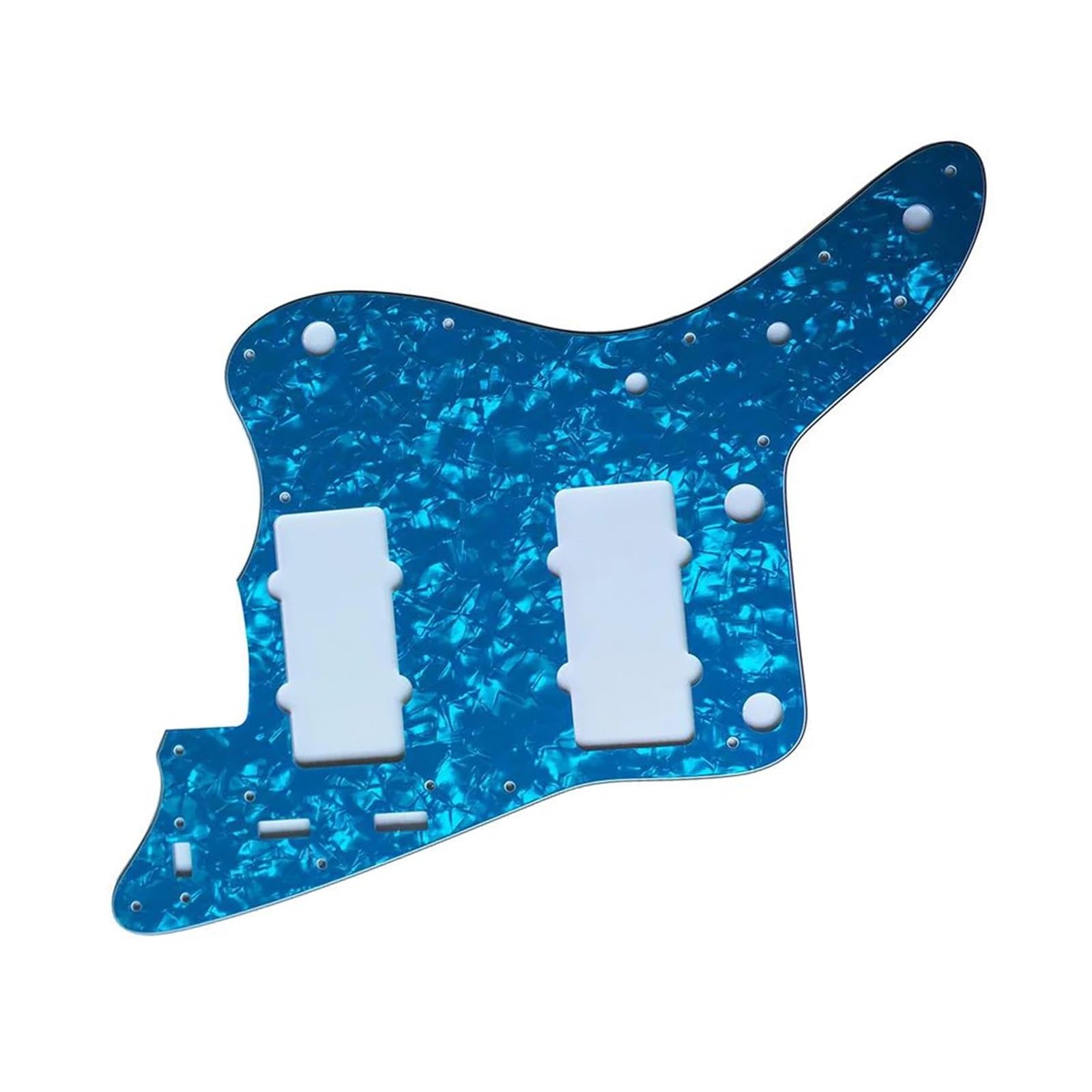 maskownica do gitary Płytka ochronna na płytkę gitarową Scratch Plate - 4-warstwowa płytka ochronna na płytkę gitarową Blue Pearl