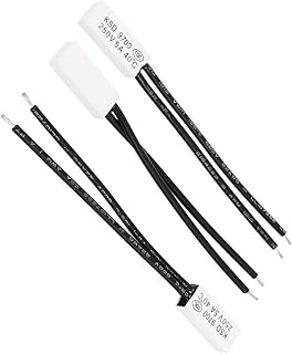 Aexit 3pcs KSD9700 Outlets & Accessories 40 Celsius NC Bimetal Temperature Control Switch Outlet Switches 250V 5A