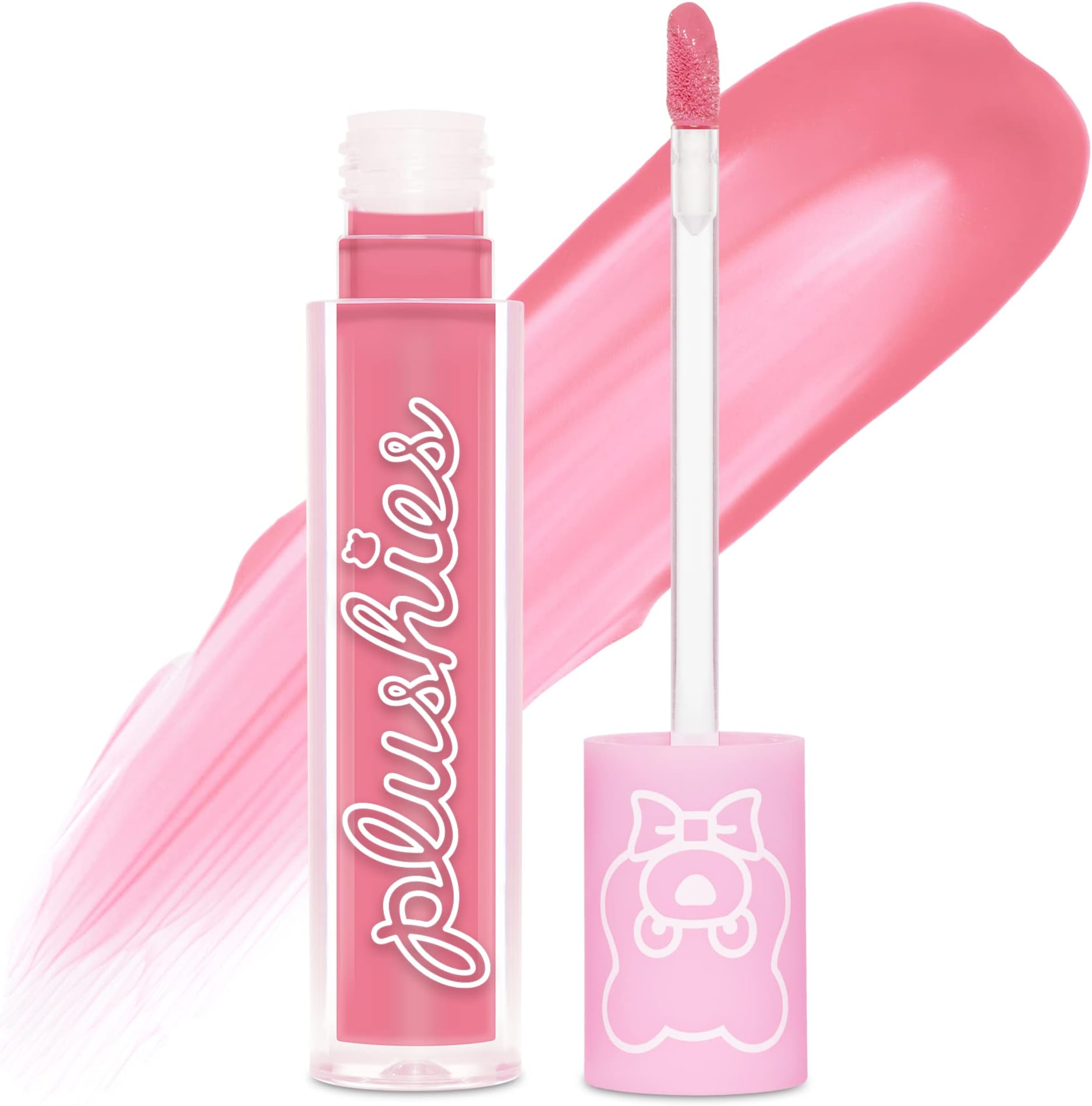 Lime Crime Plushies Soft Matte Lipstick, Rosebud (Sheer Nude-Pink) - Blackberry Candy Scent - Plush, Long Lasting & High Comfort for All-Day Wear - Talc-Free & Paraben-Free