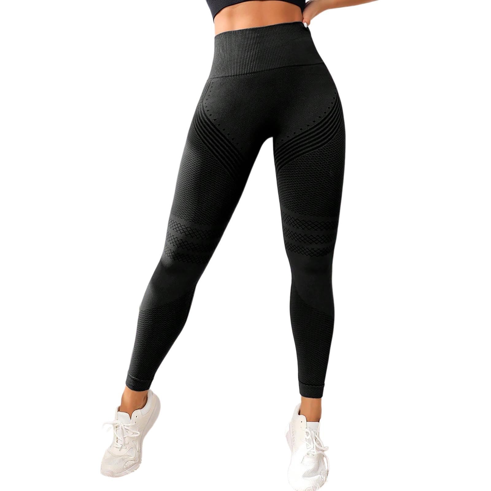 Leggings da yoga da donna in tinta unita pantaloni lunghi senza cuciture a vita alta collant per fitness scolpire fit texture traspirante allenamento palestra allenamento Activewear