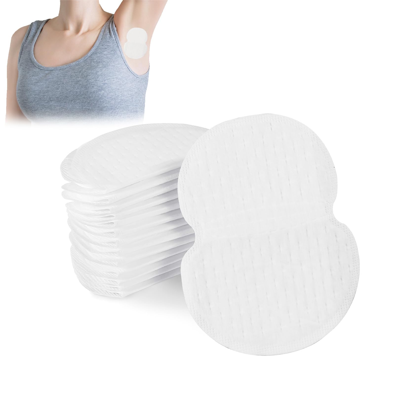 150 Pezzi Assorbenti Ascellari Donna/Uomo, Assorbi Sudore Per Ascelle, Autoadesivi Ascellari, Perfetta Vestibilità, Ascelle Assorbenti Antisudore Per L'avambraccio