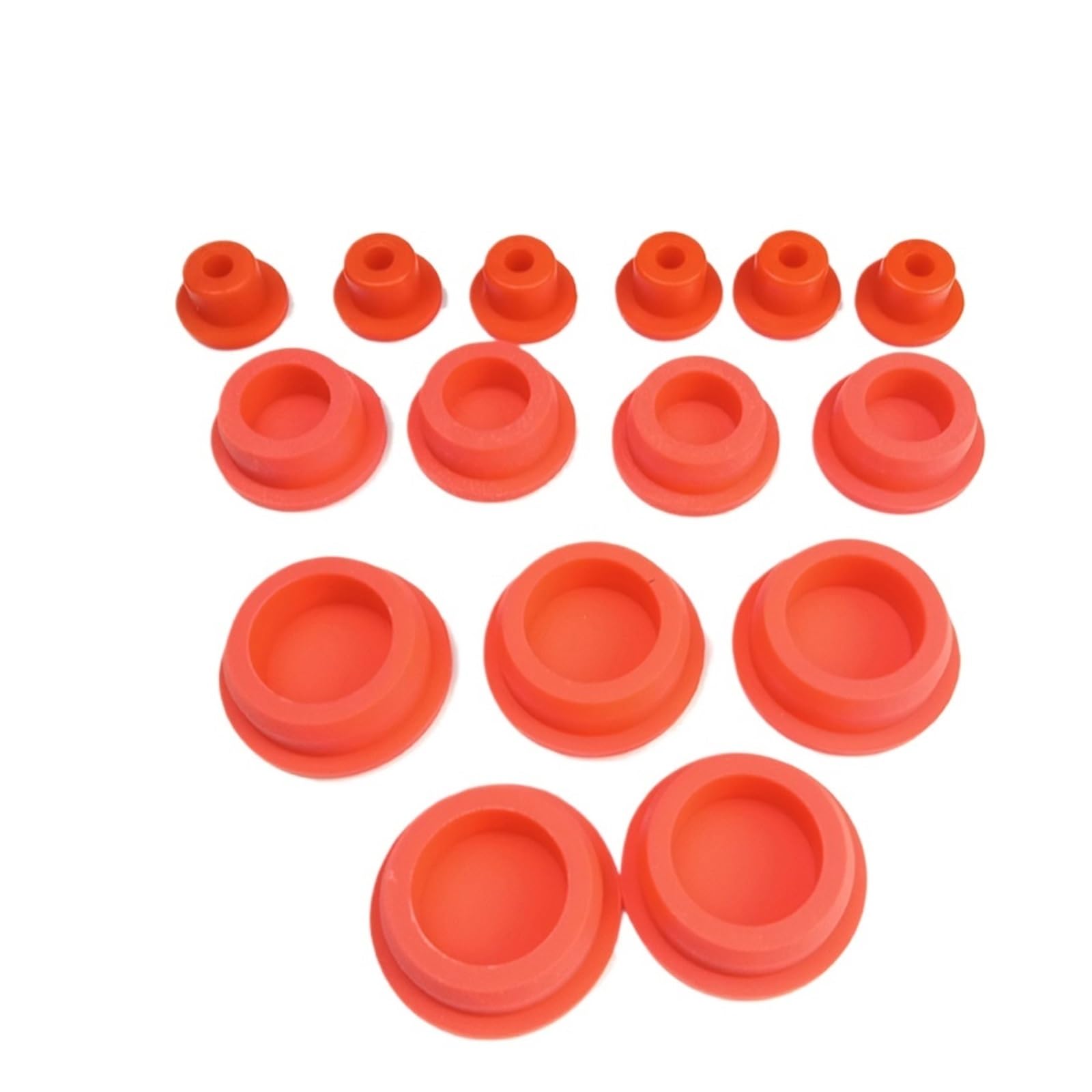 Korek z okrągłego otworu gumy silikonowej do kontaktu żywnością o średnicy od 13 mm 48, osłona końca dozującego, rura, wkładka w kształcie litery T(10 PCS_48.5MM)
