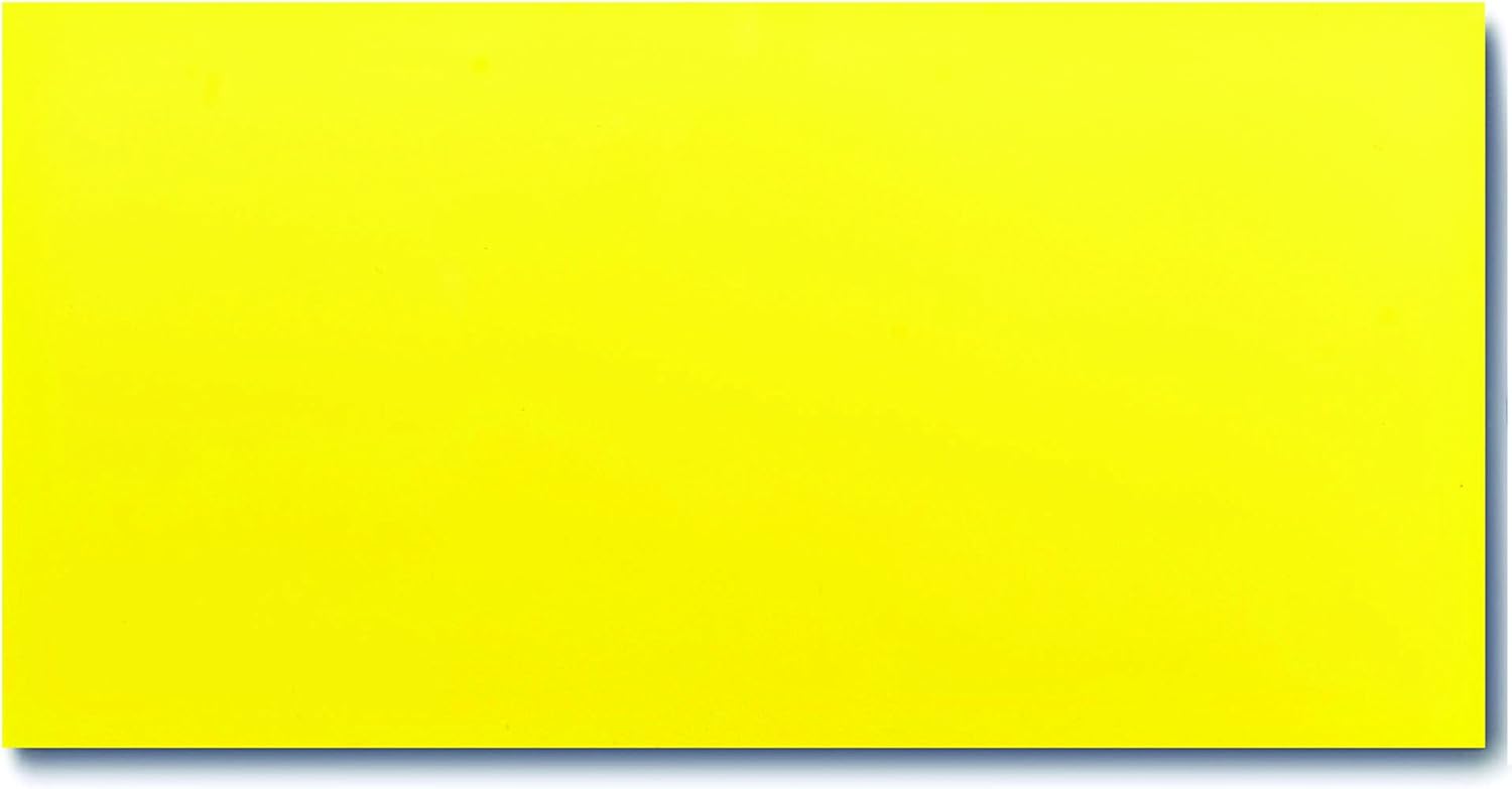 25 Dry Erase Magnetic Shelf Labels 2" x 4" - Yellow - 30 mil