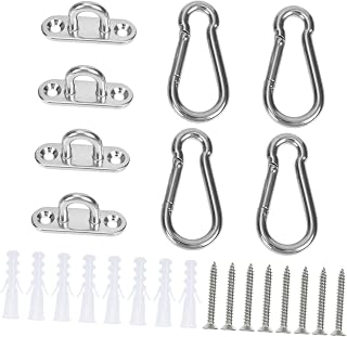 VANZACK 1set Multi-use Hammock Mount Buckles Durable and Sturdy Camping Accessories for Outdoor Use High-Strength Hanging Hooks for Awning and Ceiling Installations