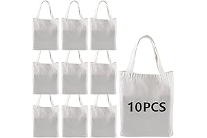 10 pcs Sublimation Tote Bags