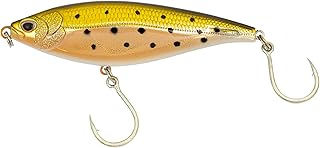 Nomad Design Madscad 78 Suspending - Ideal for Snook, Striped Bass - BKK Diablo 5X Singles #1 Hooks, 3 Inch - 1/3 oz