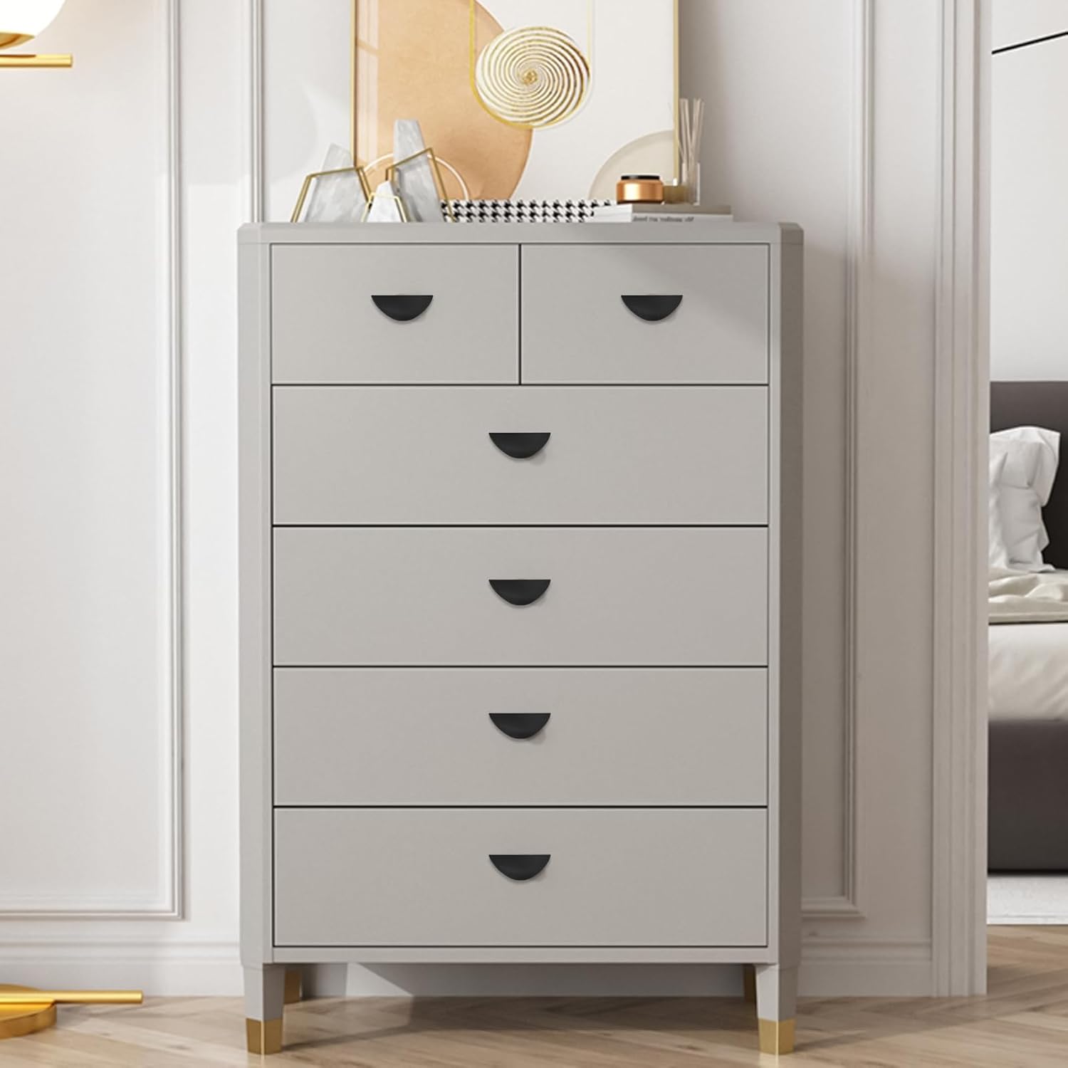 10 Pcs Self-Adhesive Pull Handles, Auxiliary Plastic Punch-Free Stick on Pull, Strong Instant No Drilling Cabinet Knobs, Half Moon Self-Stick Push Pull for Drawer Window Door Wardrobe (White)