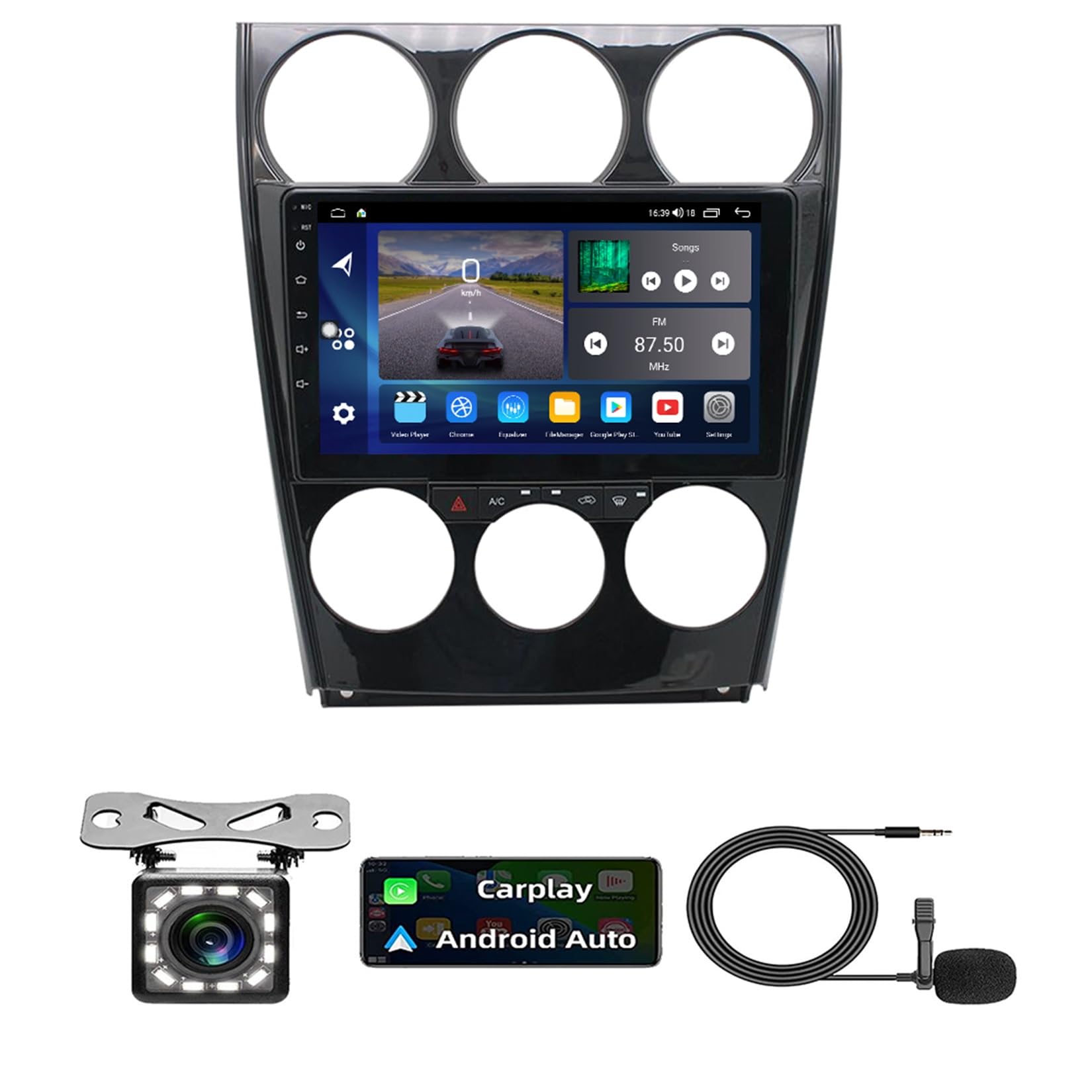 Autoradio Mazda 6 2002-2007 résout vos problèmes de navigation