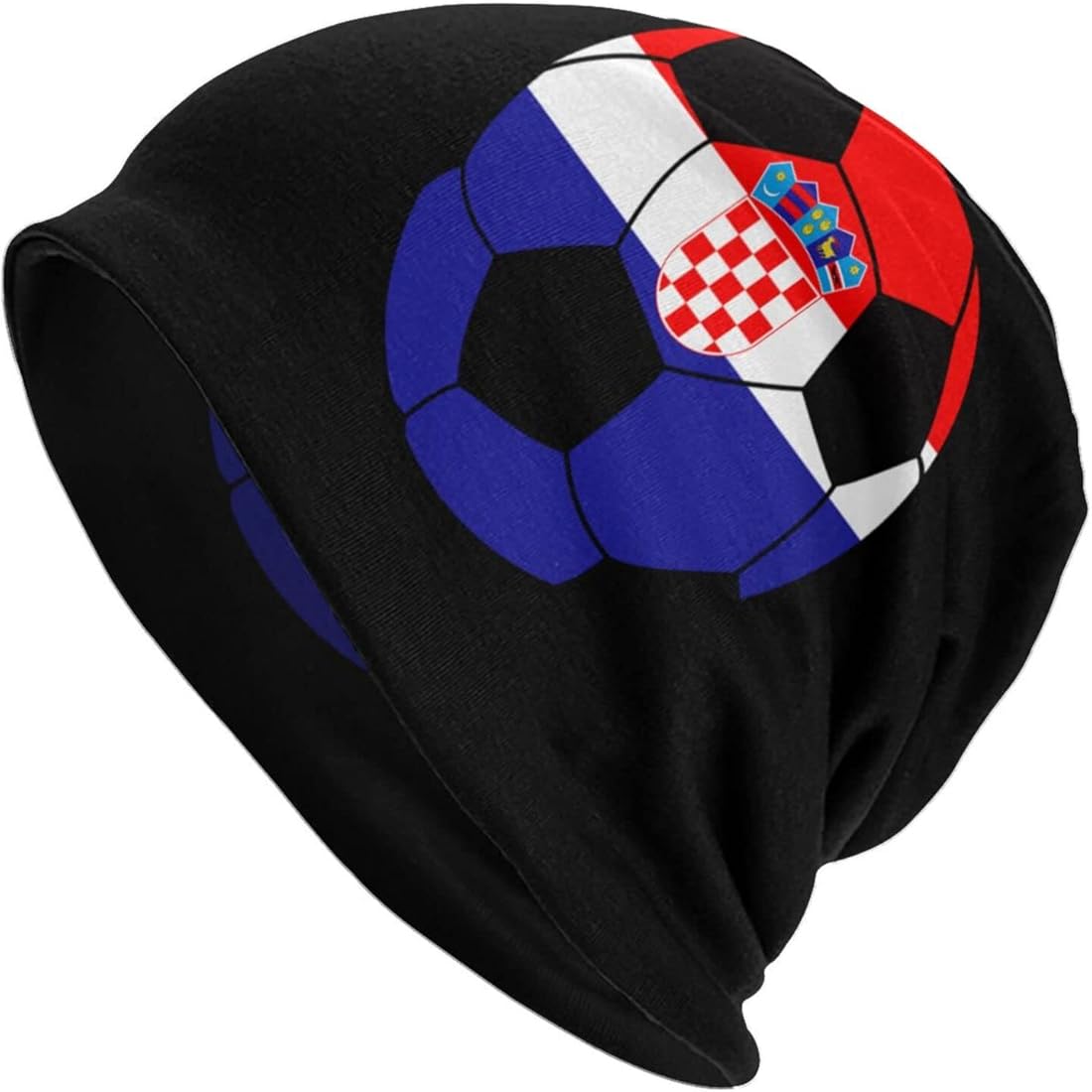 Buy TZT Croatia Soccer Unisex Beanie Hat Knitted Warm Cap Wool Knitted Hat Black, Black, One Size at Amazon.in