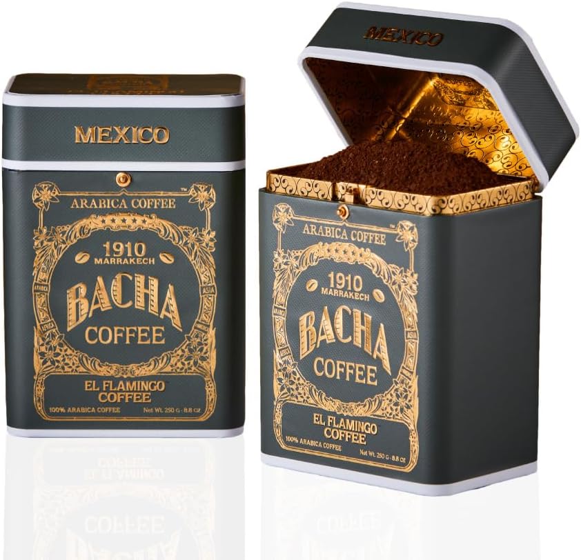 Bacha Coffee（バシャコーヒー） | エルフラミンゴ シングルオリジンコーヒー(挽き豆), ノマドコレクション, 100% Arabica Whole Beans, Medium Roast, 250g
