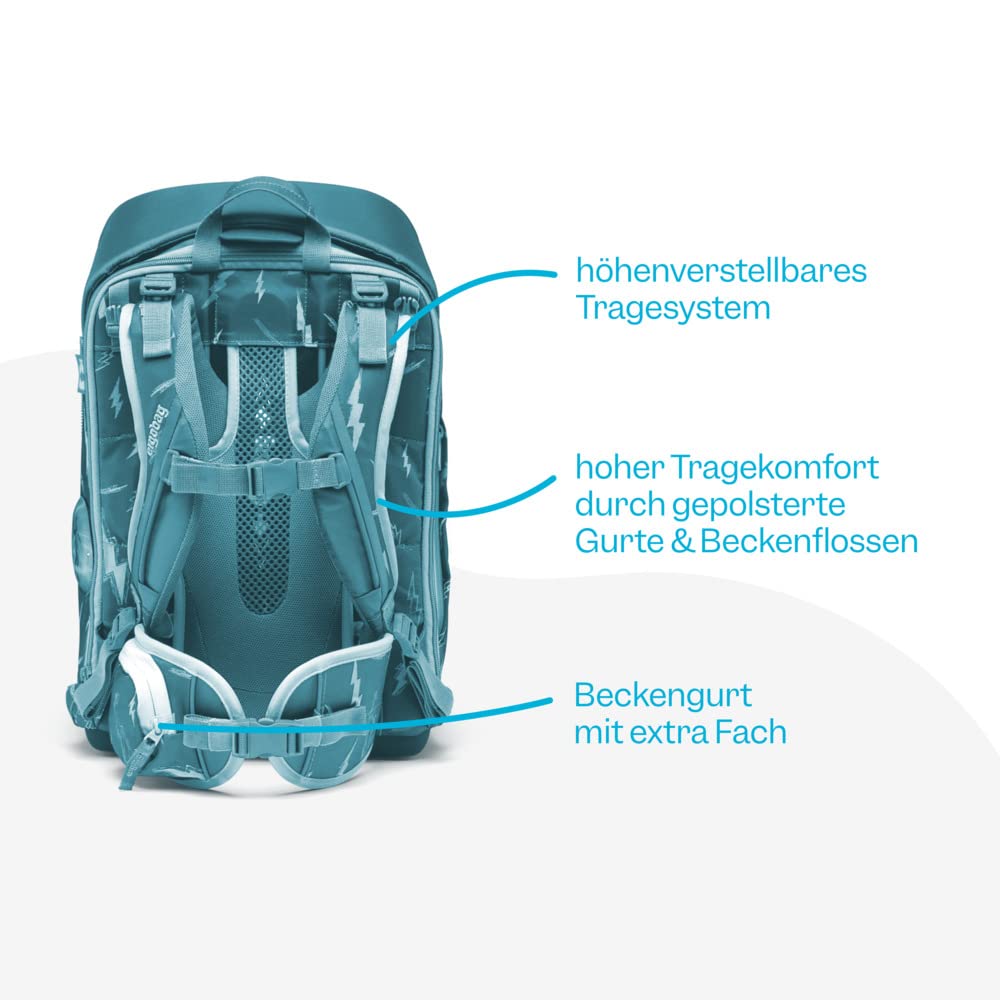ergobag Wide Schulranzen-Set 5tlg Bärzaubernd