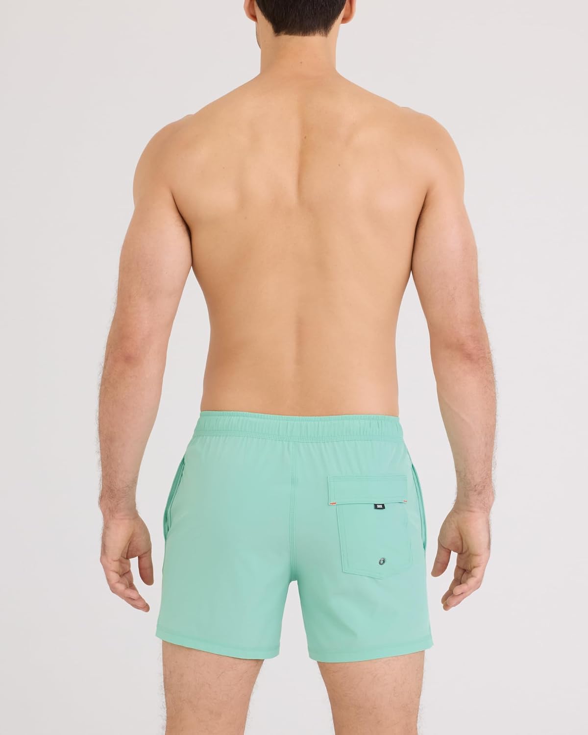 SAXX Underwear Co. Men's Oh Buoy 2N1 Volley 5" Stretch Lined Swim Trunk