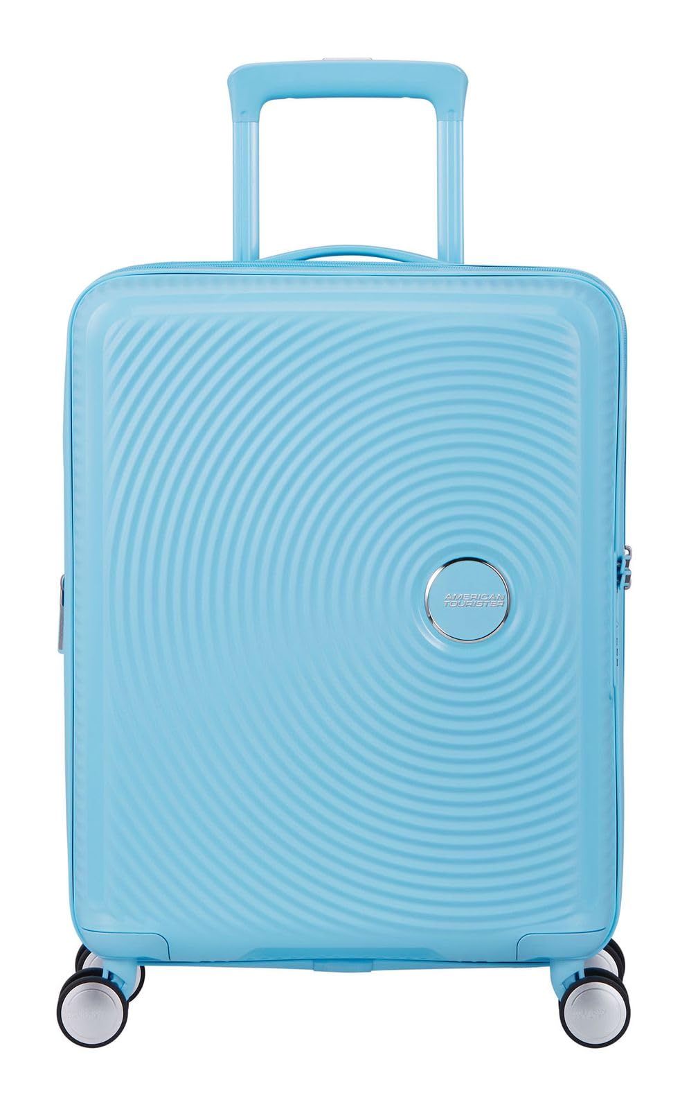 American Tourister Soundbox Spinner 55/20 TSA EXP Trolley Blueberry Fizz Azul Claro