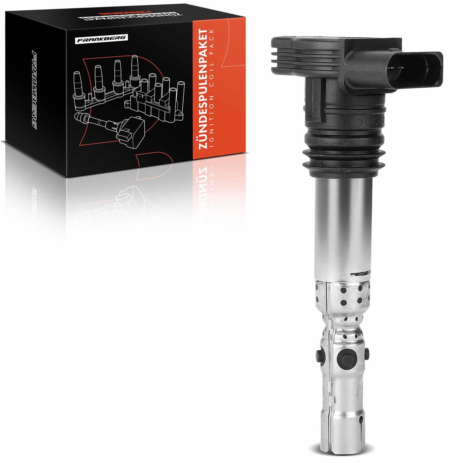 Frankberg 1x Ignition coil Compatible with A3 A4 A6 TT Octavia Superb Cordoba Exeo Ibiza III IV Leon Toledo II P.a.s.s.a.t B.o.r.a Golf IV Polo Replace# 06B905115D