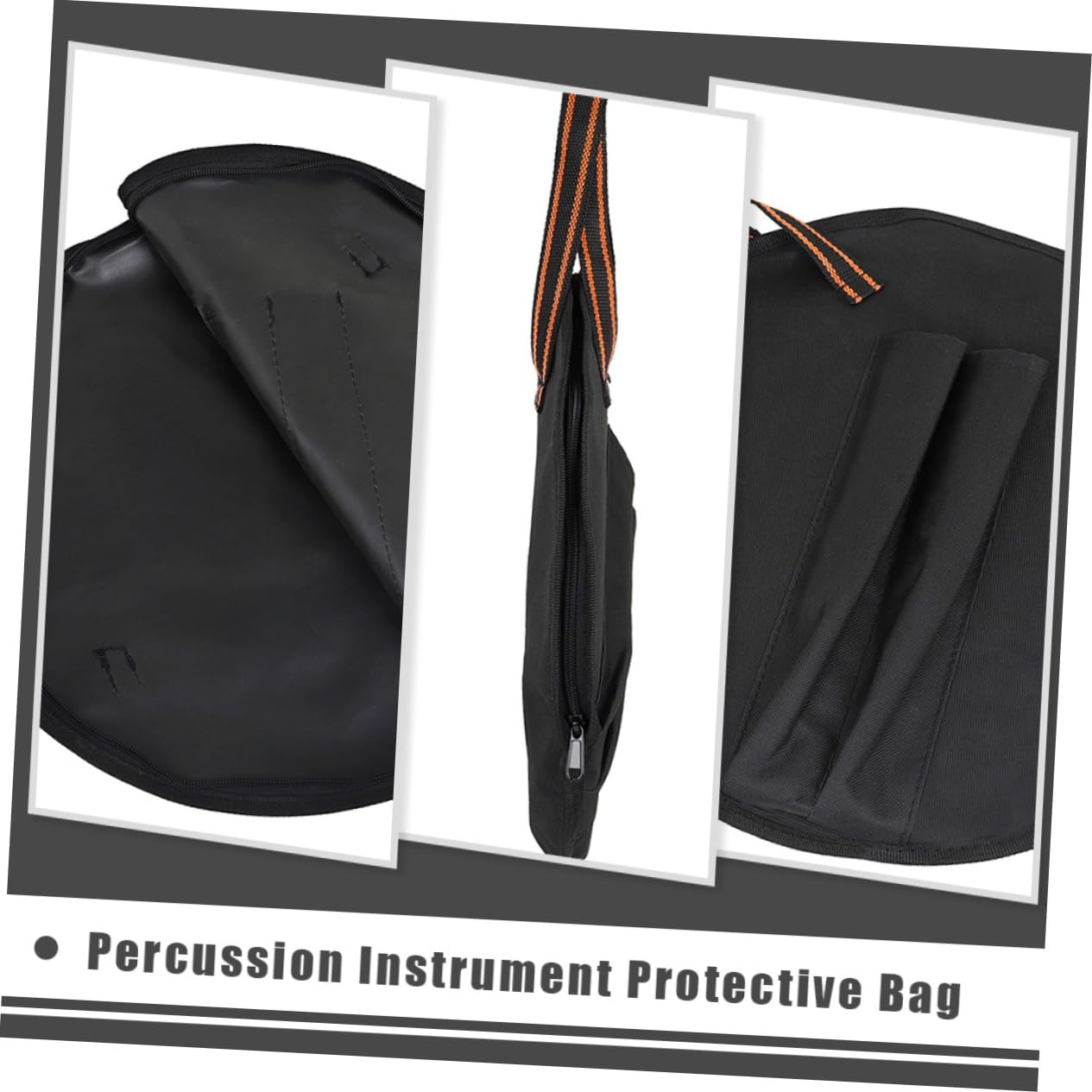 Garneck Mallet Bag for Percussion Dumb Drum Bag Strong Oxford Cloth Easy to Carry