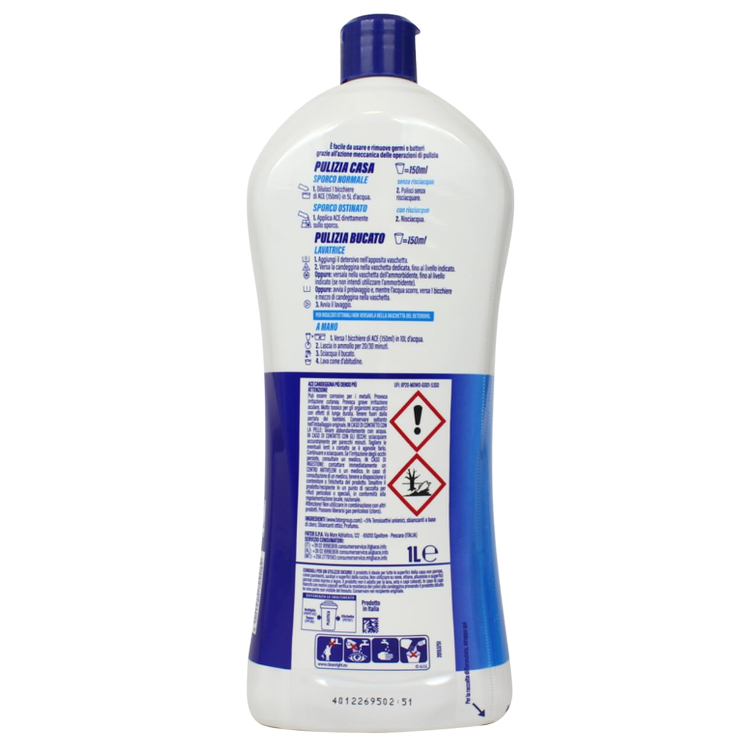 Candeggina Più Densa Profumata 1L – Formula Anti-Schizzo e Pulizia Profonda kit con Spugna Brandizzata SPESA & RISPARMIO Inclusa – Variazioni 4/8/12 Pezzi (12)