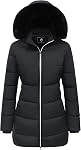 MOERDENG Women's Winter Windproof Warm Down Coats Waterproof Thicken Hooded fashions Puffer Jacket