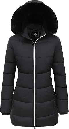 Women's Long Warm Winter Puffer Jacket Lightweight Fashions Down Coats