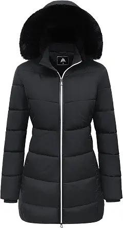 Women's Winter Windproof Warm Down Coat with Waterproof Hooded Puffer Jacket