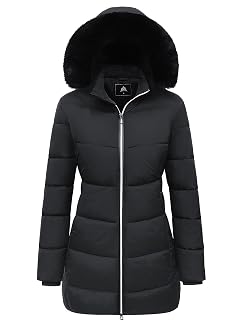 MOERDENG Womens Winter Windproof Warm Down Coats Waterproof Thicken Hooded fashions Puffer Jacket