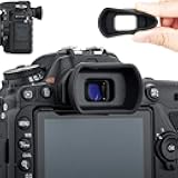 Soft Silicon Camera Viewfinder Eyecup Eyepiece Eyeshade for Nikon D780 D750 D610 D600 D7500 D7200 D7100 D7000 D5600 D5500 D5300 D5200 D5100 D5000 D3500 D3400 D3300 Replaces DK-21 DK-28 DK-25 24 23 20