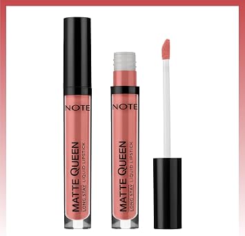 Note Cosmetics Matte Queen Lipstick 04 French Kiss Kalıcı Likit Ruj, Nude