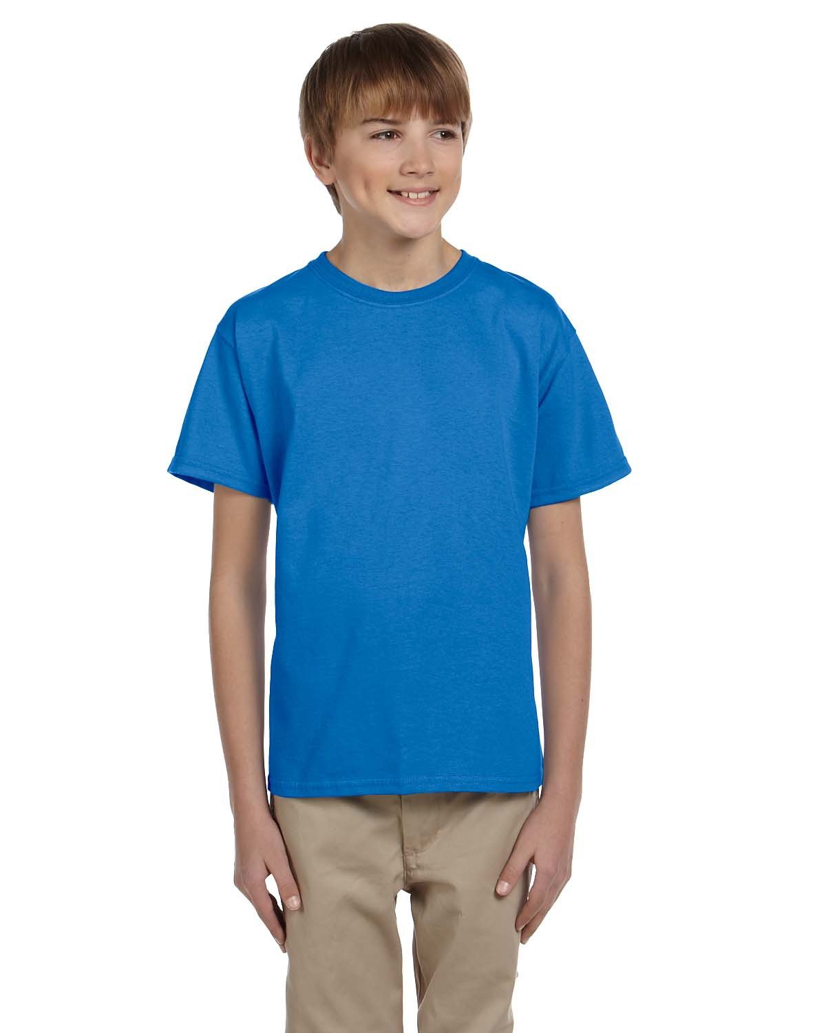 Gildan ® - Youth Heavy Cotton ™ 100% Cotton T-Shirt. 5000B - [Sky]