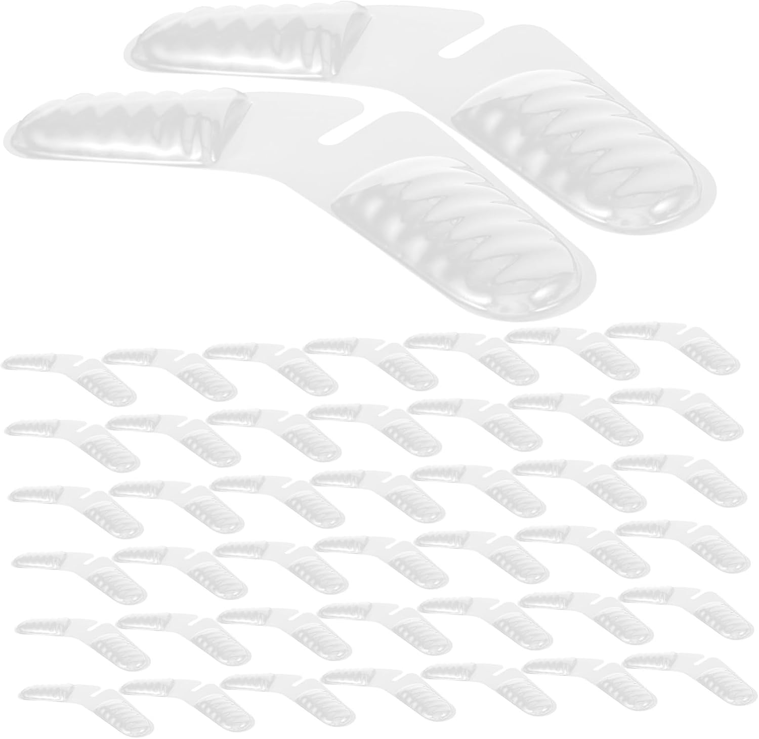 50pcs Collar Support for Men Dress Shirts Collar Stays -curl Fixing Stays for Blouses Lightweight and Portable