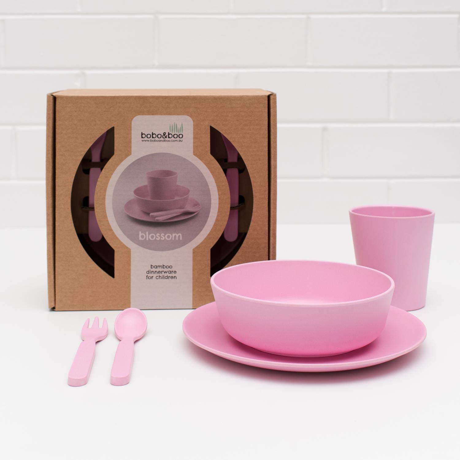 Bobo&boo Dinnerware Set - BLOSSOM PINK