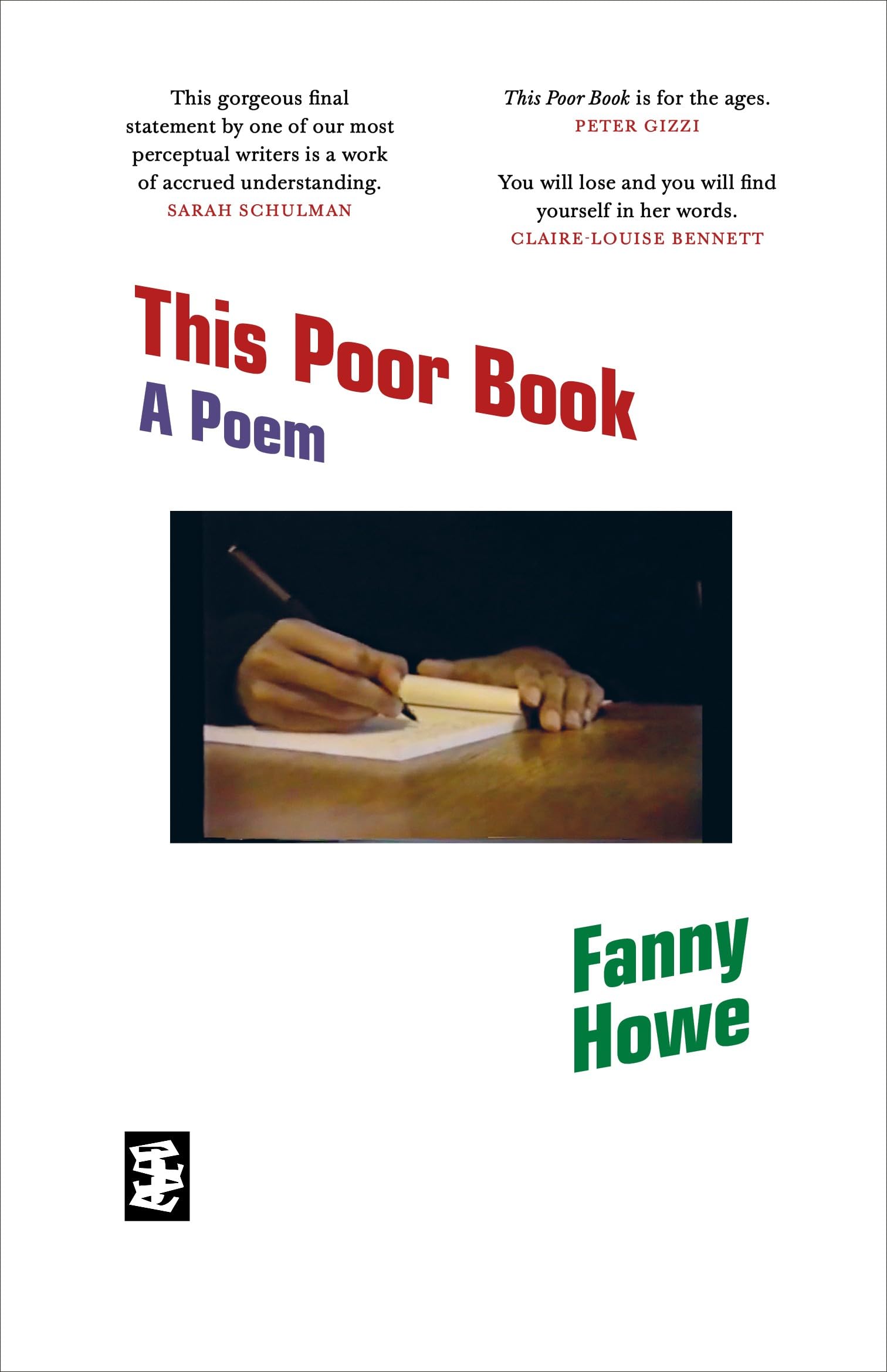 This Poor Book by Fanny Howe PAPERBACK 9781068439551