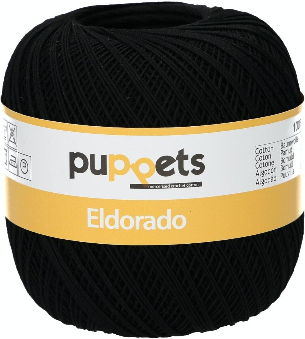 Puppets Eldorado, Strength: 16, Packaging: 50G, Barrel Length: 385M 4251 Crochet Thread