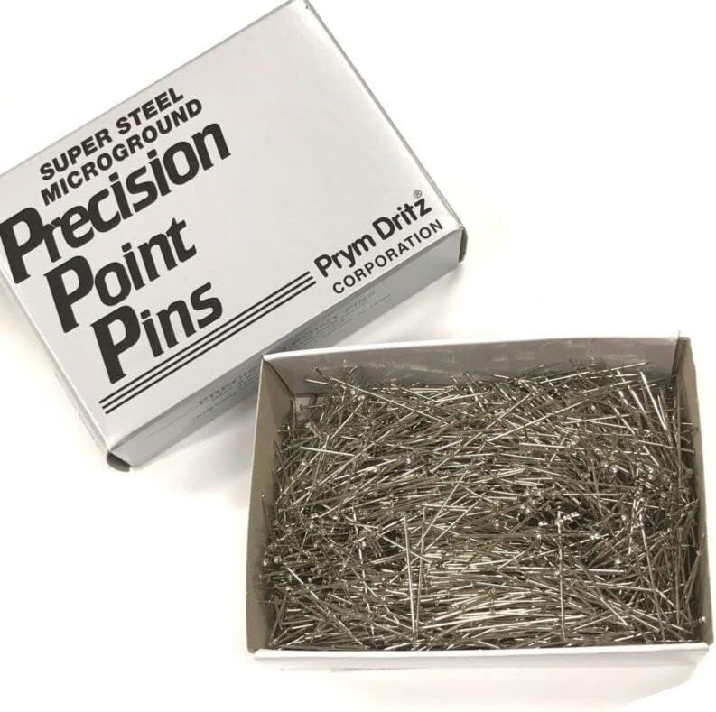 BAIJAC Replacemelt for Prym #24 Straight Dressmaker Pins - 1 Lb Box (Size 24, 1-1/2") 113000