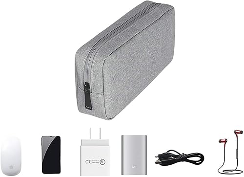 Miniatura 5 de Bolsa de transporte suave universal para electrónicaaccesorios, duradera y ligera, adecuada para salidas, negocios, viajes y kit de cosméticos