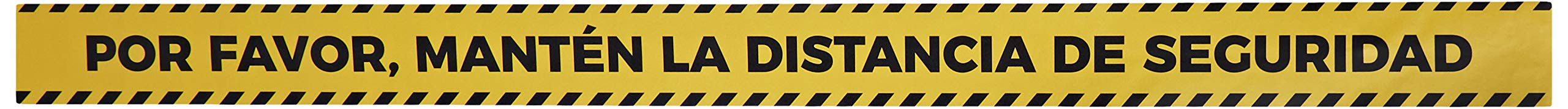 Queraltó QDECO-14/COV6UM10 – Covid Adhesive Floor Strip 150 x 10 cm, Distance Safety